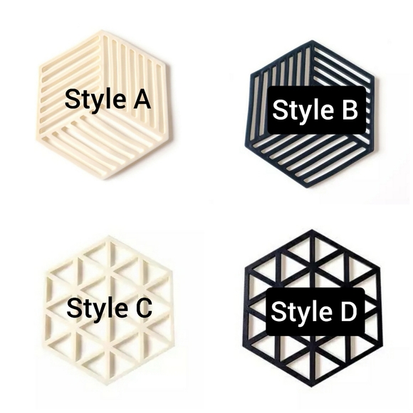 💚IN STOCK 💚Black Nordic Style Cup Coasters - Picture 2 of 8